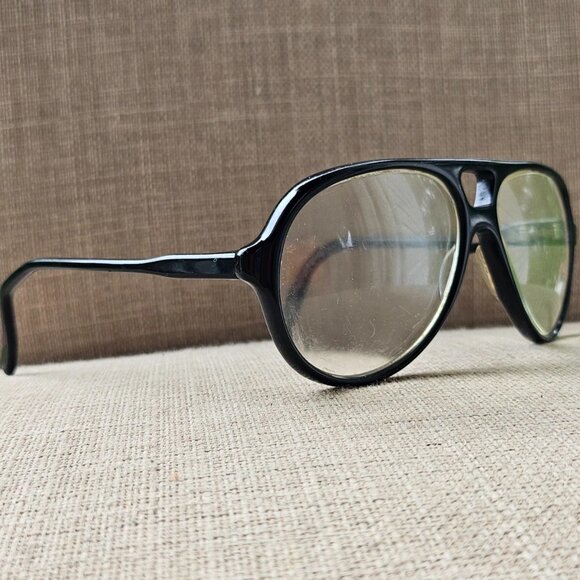 Men Vintage Glasses/Sunglasses Frame Black Eye Wear Eyeglasses Frame only - Picture 4 of 12